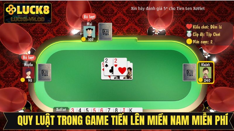 Game Bài Tiến Lên Miền Nam Miễn Phí Hấp Dẫn Nhất Năm 2025 3 Cách chặt bài và thứ tự của các quân